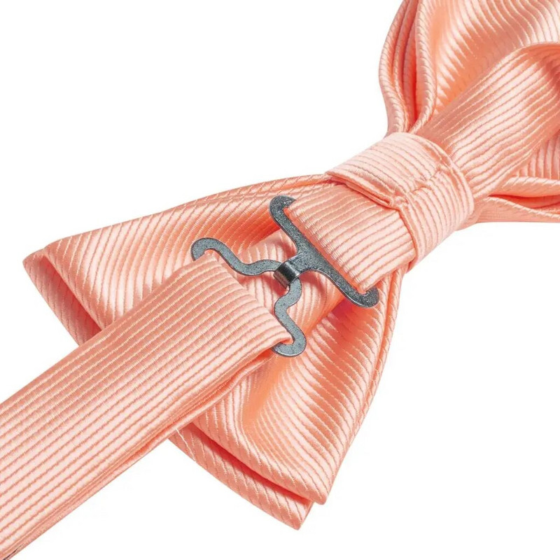 Apelsīnu mandarīns, hurma zīda vīriešu tauriņš, lakatiņu aproču pogu komplekts, iepriekš piesiets tauriņa mezgla tauriņš vīriešu kāzu biznesam