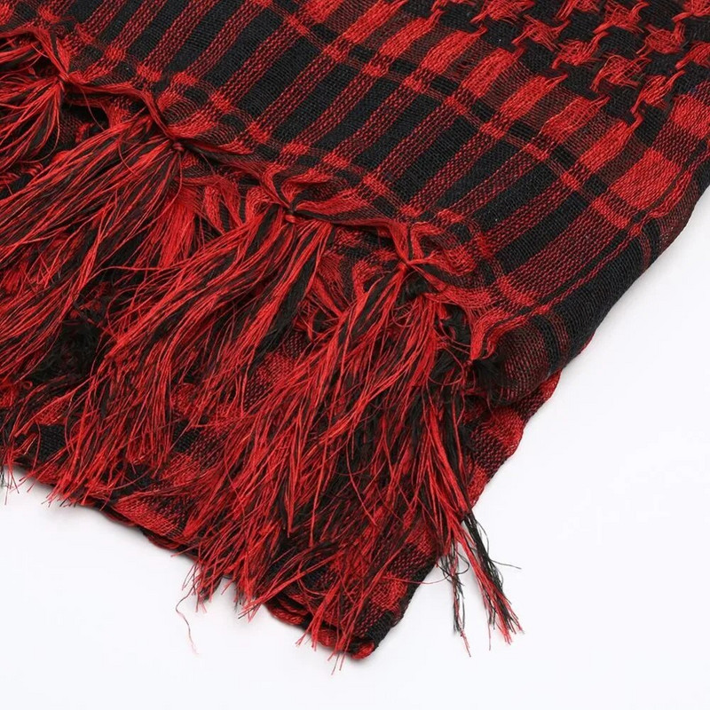 2023. gada jauna modes vīriešu vieglā kvadrātveida āra šalle, militārā arābu taktiskā tuksneša armijas Šemaha Kefija Arafata šalle