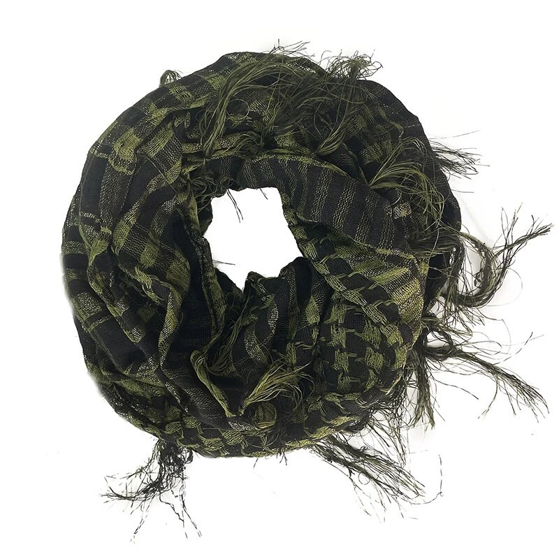 Vasaras sieviešu taktiska arābu šalle ziemas vēja necaurlaidīga āra vīriešu modes hidžāba šalle Pavasara armijas rūtainā galvas lakats Uzglabā siltumu