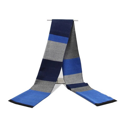 Augstas kvalitātes kašmira Solid Grey melna Navy vīriešu butika stila rūtainas svītrainas šalles savārstījuma krāsā 30x180cm vairumtirdzniecība mazumtirdzniecība