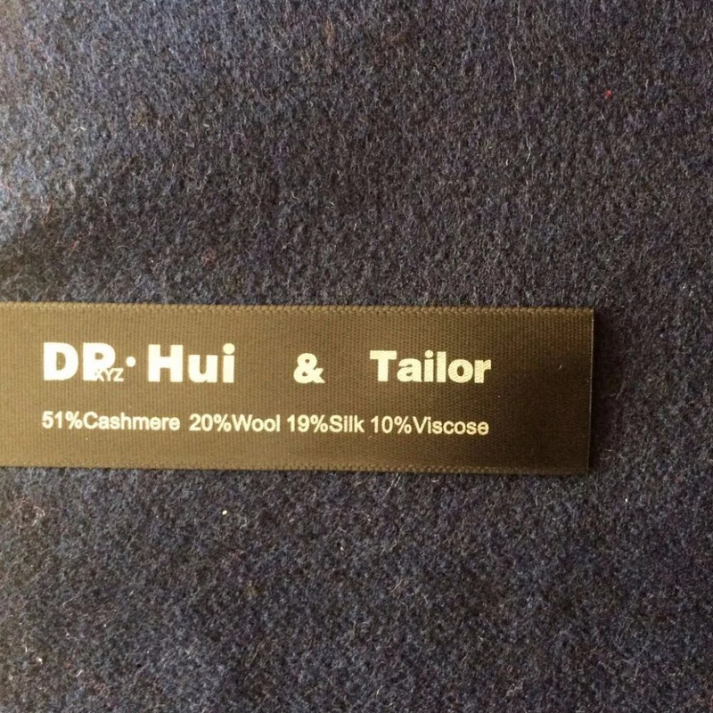 Augstas kvalitātes kašmira Solid Grey melna Navy vīriešu butika stila rūtainas svītrainas šalles savārstījuma krāsā 30x180cm vairumtirdzniecība mazumtirdzniecība