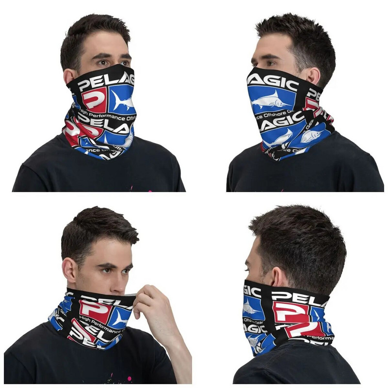 2023 Pelagic Fishing Accessories Bandana Neck Cover Fisher Wrap Шал Summer Outdoor Sports Fisherman Balaclava for Men Sunproof