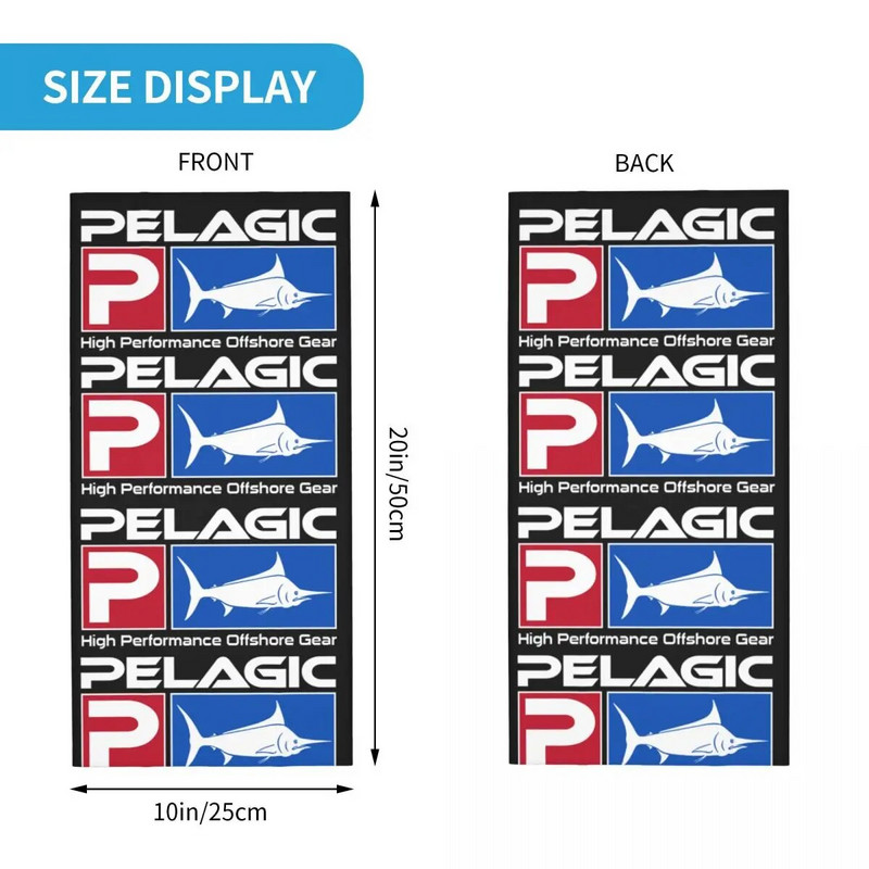 2023 Pelagic Fishing Accessories Bandana Neck Cover Fisher Wrap Шал Summer Outdoor Sports Fisherman Balaclava for Men Sunproof