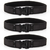 Plastmasas sprādzes vīriešu auduma josta, pagarināta, sabiezināta taktiskā josta ar platu malu āra josta