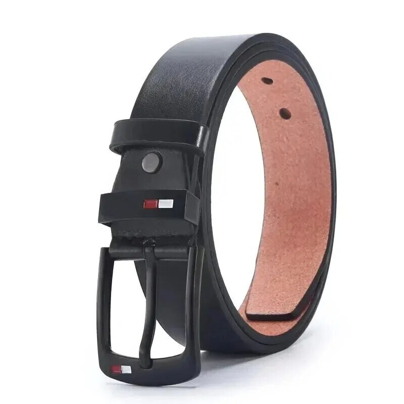 Vīriešu sakausējums, eļļas pilināmā sprādze, ādas josta Moderna, daudzpusīga, jauna vīriešu vidukļa bikses, melna kafija, čūskas ādas stils, ziema 2022