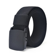 Cataramă din plastic Curea din pânză din nailon Bărbați, femei, Lucru în aer liber, cu lățime de 1,5 inci, centură tactică militară în talie, prietenoasă cu aeroportul