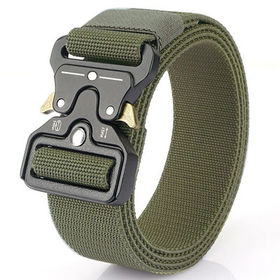 Centura tactica autentica Centura militara in aer liber cu eliberare rapida Accesorii sportive din nailon real moale Centura neagra Plus Size