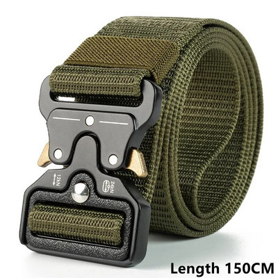 Centura tactica autentica Centura militara in aer liber cu eliberare rapida Accesorii sportive din nailon real moale Centura neagra Plus Size