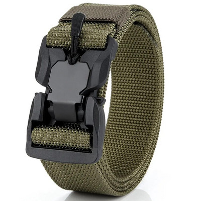 Centura tactica autentica Centura militara in aer liber cu eliberare rapida Accesorii sportive din nailon real moale Centura neagra Plus Size