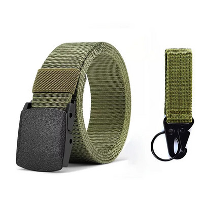 Centura tactica autentica Centura militara in aer liber cu eliberare rapida Accesorii sportive din nailon real moale Centura neagra Plus Size