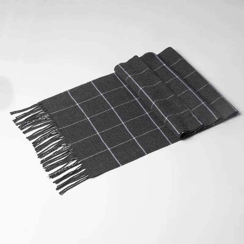 2023. gada jauns ziemas vīriešu lakats, silts, kašmira šalles.