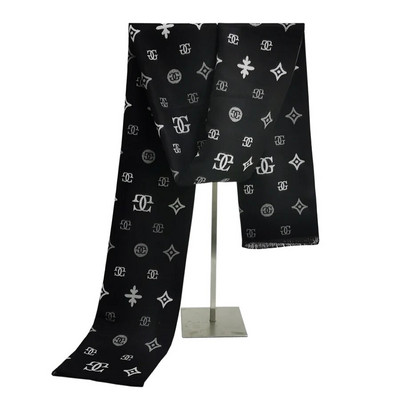 luksusa zīmols Biznesa ziemas šalle vīriešiem sievietēm Augstas kvalitātes kakla silti kašmira šalle mīksta abpusējas siltuma šalles