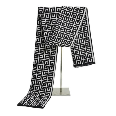 luksusa zīmols Biznesa ziemas šalle vīriešiem sievietēm Augstas kvalitātes kakla silti kašmira šalle mīksta abpusējas siltuma šalles