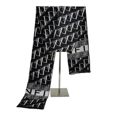 luksusa zīmols Biznesa ziemas šalle vīriešiem sievietēm Augstas kvalitātes kakla silti kašmira šalle mīksta abpusējas siltuma šalles