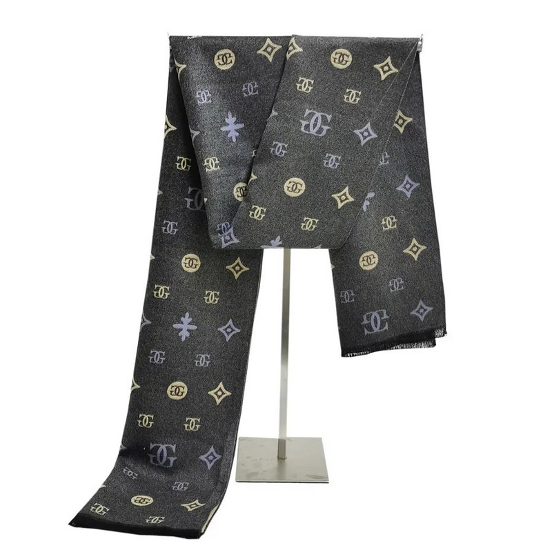 luksusa zīmols Biznesa ziemas šalle vīriešiem sievietēm Augstas kvalitātes kakla silti kašmira šalle mīksta abpusējas siltuma šalles