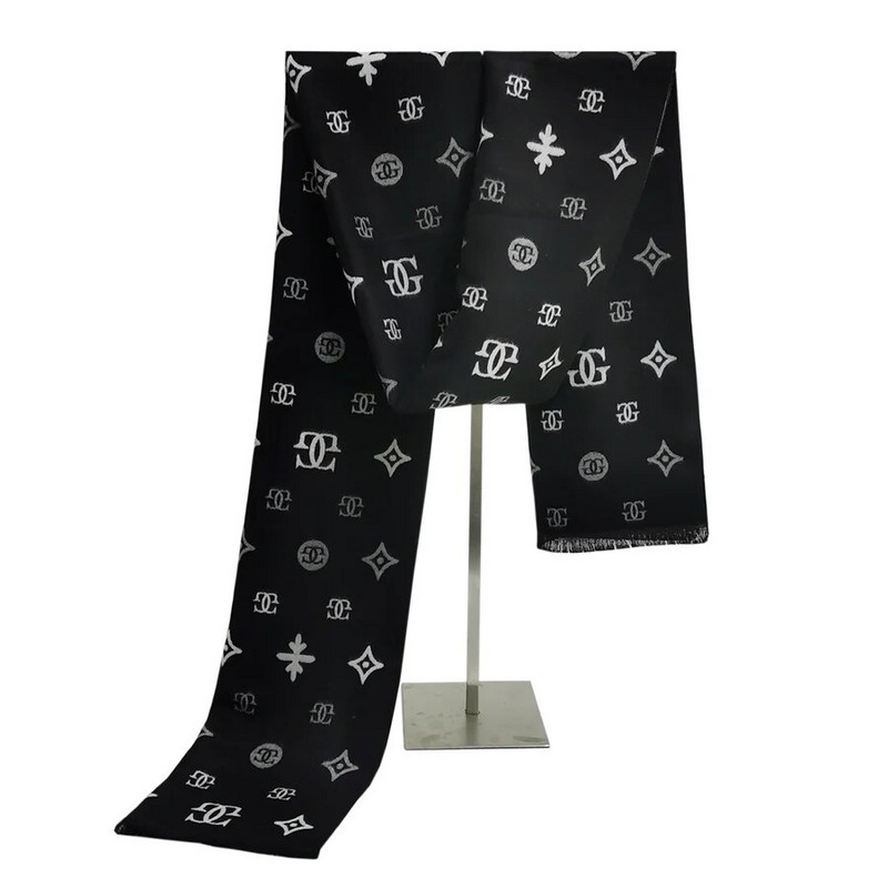 luksusa zīmols Biznesa ziemas šalle vīriešiem sievietēm Augstas kvalitātes kakla silti kašmira šalle mīksta abpusējas siltuma šalles