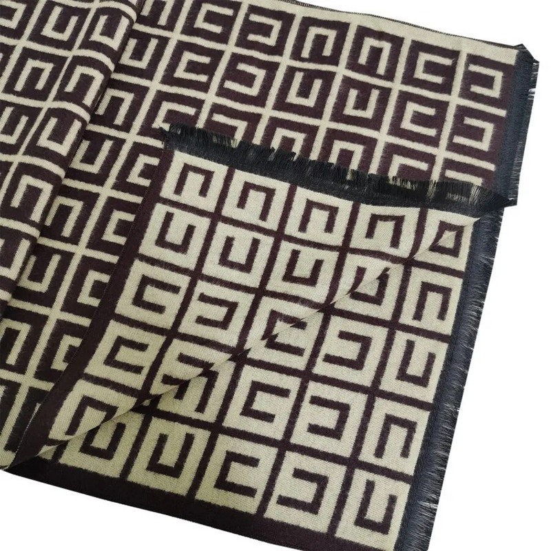 luksusa zīmols Biznesa ziemas šalle vīriešiem sievietēm Augstas kvalitātes kakla silti kašmira šalle mīksta abpusējas siltuma šalles