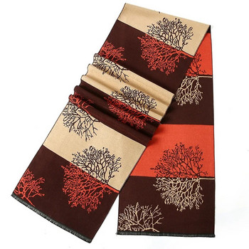 Мъжки есенно-зимен шал с шарка на кон Луксозен джентълменски шал с усещане за кашмир Студентска пролетна есенна мека топла кърпичка