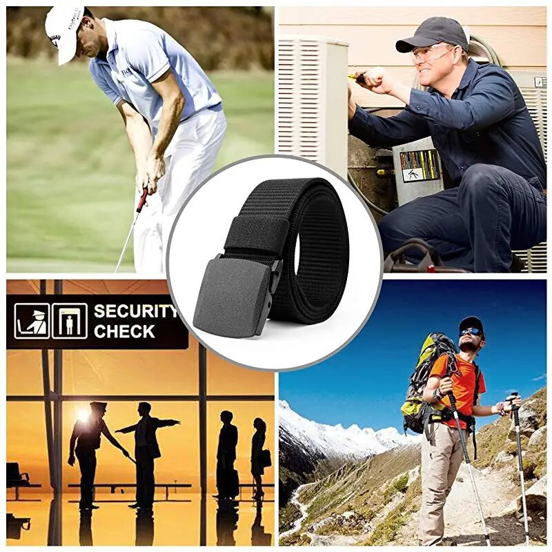 Vīriešu militārā automātiskā sprādzes neilona josta āra medībām daudzfunkcionāla taktiska audekla josta Augstas kvalitātes militārā josta