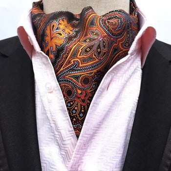 DANKEYISI Висококачествен моден луксозен копринен печат Мъжки шал Шалове на точки Костюм Англия Жакард Мъжки бизнес шал
