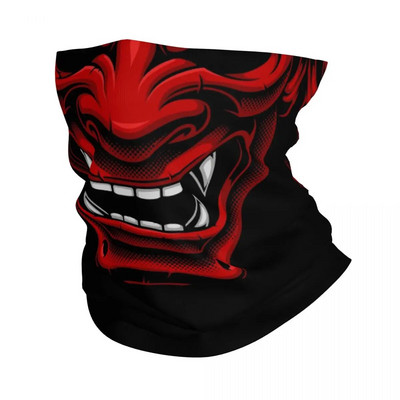 Äge Samurai Demon Gold Bandana Kaela kate trükitud Oni Hannya Monster Wrap Sall Peapael Välispordid meestele Naised Täiskasvanud