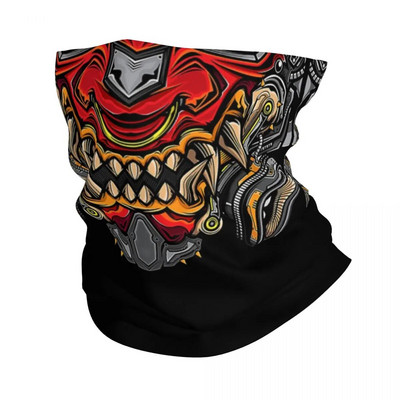 Äge Samurai Demon Gold Bandana Kaela kate trükitud Oni Hannya Monster Wrap Sall Peapael Välispordid meestele Naised Täiskasvanud