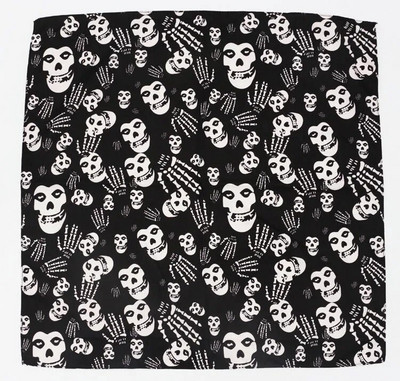 Poliestera pirātu galvaskausa lapas, regeja bandanas vīriešiem hiphopa galvassega galvas lakats sievietēm kakla lakats galvassega kabatlakats