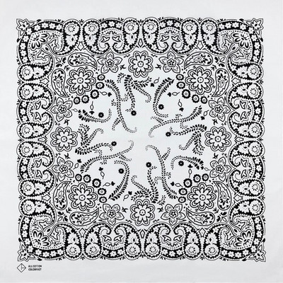 Uus disain Kvaliteetne Hip Hop Amoeba Cashew Cotton Square Bandana Sall Peapael Must Paisley Kingitused Meestele/Poistele/Tüdrukutele