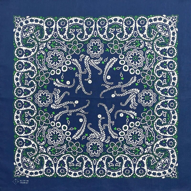 Uus disain Kvaliteetne Hip Hop Amoeba Cashew Cotton Square Bandana Sall Peapael Must Paisley Kingitused Meestele/Poistele/Tüdrukutele