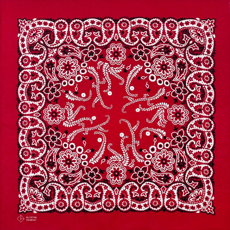Uus disain Kvaliteetne Hip Hop Amoeba Cashew Cotton Square Bandana Sall Peapael Must Paisley Kingitused Meestele/Poistele/Tüdrukutele