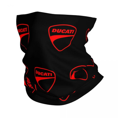 Ducatis Racing Motorcycle Bandana Neck Cover Printed Balaclavas Mask Шал Топли шапки Езда за мъже, жени, възрастни, ветроустойчив