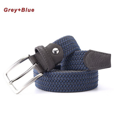 Curele din piele din pânză elastică pentru bărbați, tricotate ocazionale, curea tactică militară, centură elastică masculină pentru pantaloni, blugi