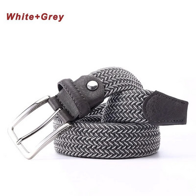 Curele din piele din pânză elastică pentru bărbați, tricotate ocazionale, curea tactică militară, centură elastică masculină pentru pantaloni, blugi