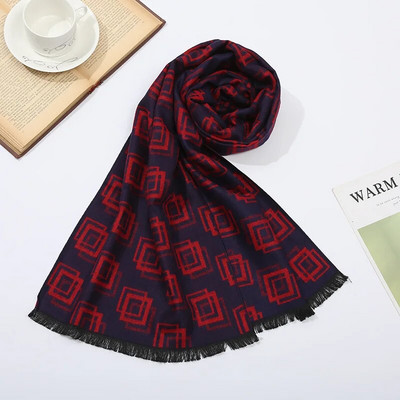 Zīmols Dizaineru Šalle Vīriešu Mode Klasiska Ziemas Silta Kašmira Šalles Luksusa Vintage Šalles Ietināms Šalle Bufanda De Los Hombres