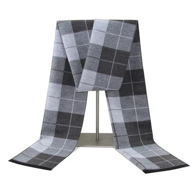 Luksuslik bränd Talvine meeste kašmiir sall triibuline kaelarät sallid sall vabaaja narmad Mehe äri Pashmina Foulard