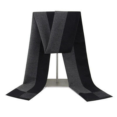 Luksuslik bränd Talvine meeste kašmiir sall triibuline kaelarät sallid sall vabaaja narmad Mehe äri Pashmina Foulard