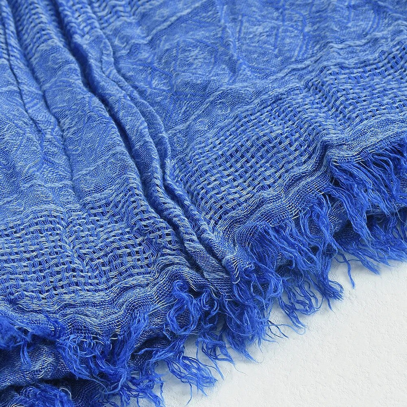 Modes zīmols Rudens Ziemas Vīriešu Šalle Kokvilnas Lina Silta Pashmina Pušķi Long Stole Bufanda Šalle Ikdienas vīriešu Šalles