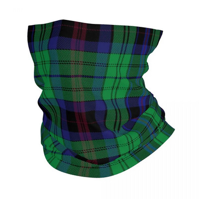 Scottish Stripes Pattern Bandana Neck Cover Printed Sejas Šalle Daudzfunkcionāls Balaclava Fishing Unisex Pieaugušo Mazgājams