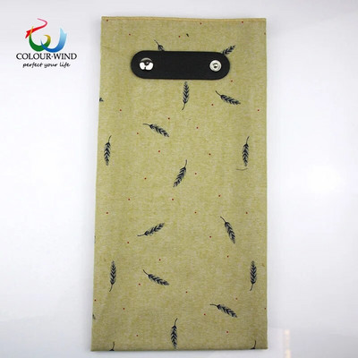 Īsta mīksta kokvilnas sieviešu šalle 60*60cm putnu lapas, apdrukātas ar pogu Šalle vīriešu kakla apģērbs Cravat uzvalks kvadrātveida šalles dāvana