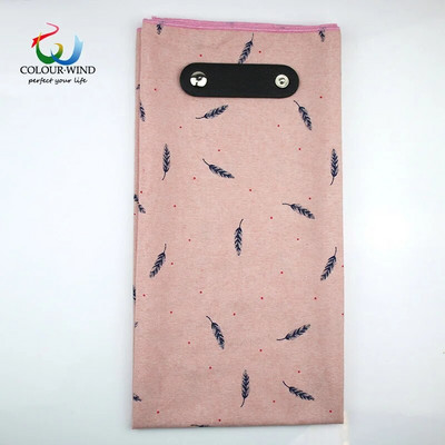 Īsta mīksta kokvilnas sieviešu šalle 60*60cm putnu lapas, apdrukātas ar pogu Šalle vīriešu kakla apģērbs Cravat uzvalks kvadrātveida šalles dāvana