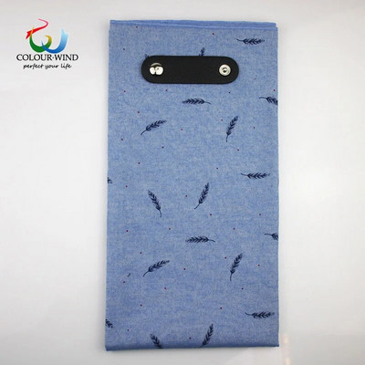 Īsta mīksta kokvilnas sieviešu šalle 60*60cm putnu lapas, apdrukātas ar pogu Šalle vīriešu kakla apģērbs Cravat uzvalks kvadrātveida šalles dāvana