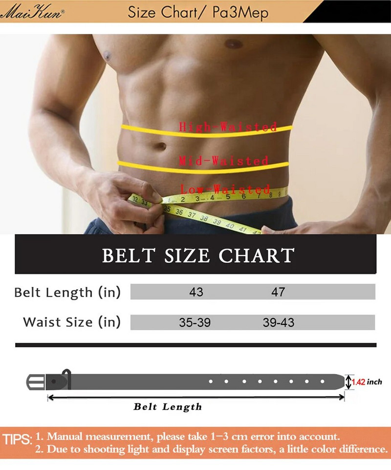 Maikun Fashion ärivöö meestele vabaaja suur meeste luksuslik disainiga PU-nahast vöö