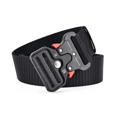 1 bucă centură tactică tactică multifuncțională din nailon, țesută din pânză, pentru alpinism în aer liber