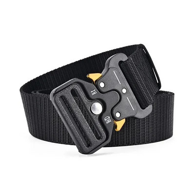 1 bucă centură tactică tactică multifuncțională din nailon, țesută din pânză, pentru alpinism în aer liber