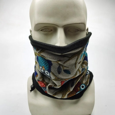 Jauna modes ziemas pūces bandana šalle vīriešiem moto galvas saite maskēšanās daudzfunkcionāla bezšuvju cauruļveida unisex silta gredzena ietīšana