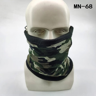 Jauna modes ziemas pūces bandana šalle vīriešiem moto galvas saite maskēšanās daudzfunkcionāla bezšuvju cauruļveida unisex silta gredzena ietīšana