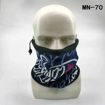 Jauna modes ziemas pūces bandana šalle vīriešiem moto galvas saite maskēšanās daudzfunkcionāla bezšuvju cauruļveida unisex silta gredzena ietīšana