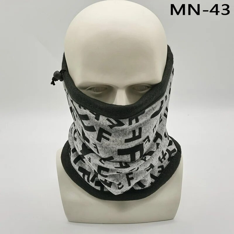 Jauna modes ziemas pūces bandana šalle vīriešiem moto galvas saite maskēšanās daudzfunkcionāla bezšuvju cauruļveida unisex silta gredzena ietīšana