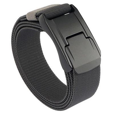 Nouă centură elastică pentru bărbați și femei, din aliaj dur, cu eliberare rapidă, cataramă puternică, nailon real, unisex elastic, salopetă, centură de lucru