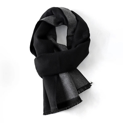 2023 Μόδα 180*30 εκ. Κασκόλ Αντρικό Φθινοπωρινό Χειμώνας Χοντρό ζεστό πολυεστέρα επαγγελματικό μακρυά περιτυλίγματα για αγόρι κλασικό σάλι